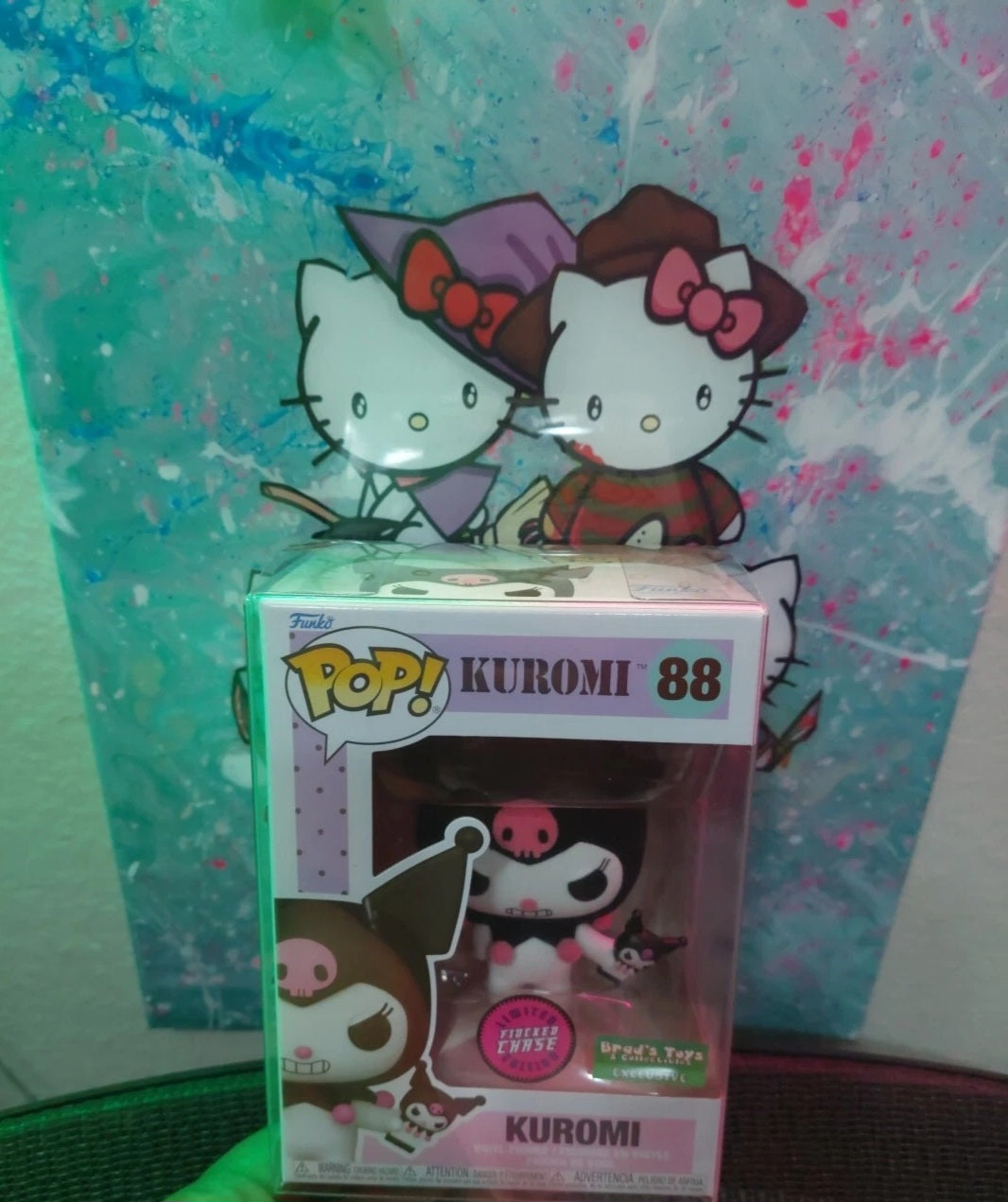 Funko Pop! Vinyl: Sanrio - Kuromi -Flocked;Chase BradsToys/C.Collectable PVCcase