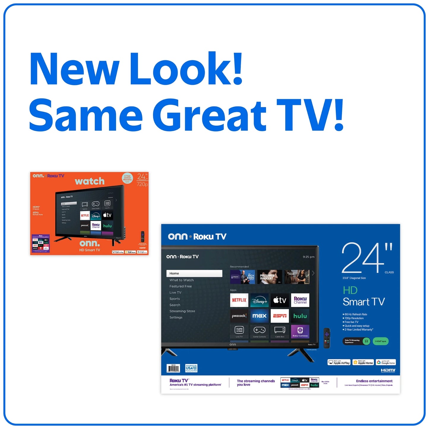 24” Class HD (720P) LED Roku Smart Television (100012590)