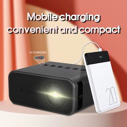 Xiaomi Mini Projector Portable Home Projector 8K HD Projector Indoor Entertainment Bedroom Game Theater Children'S Projector