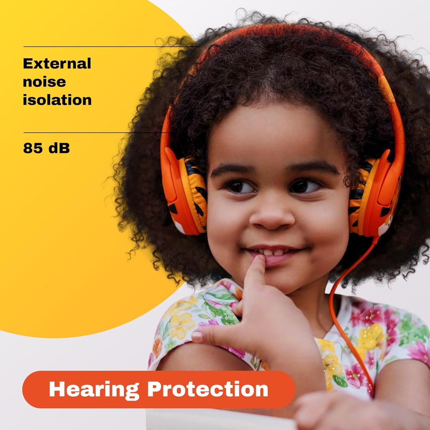 Wired Toddler Headphones for 1-7 Years Old — 85Db Volume Limited Baby Headphones for Plane and Car Travel — Children Headset for Airplane, Ipad and Tablet, Kids Headphone with Cord for Children
