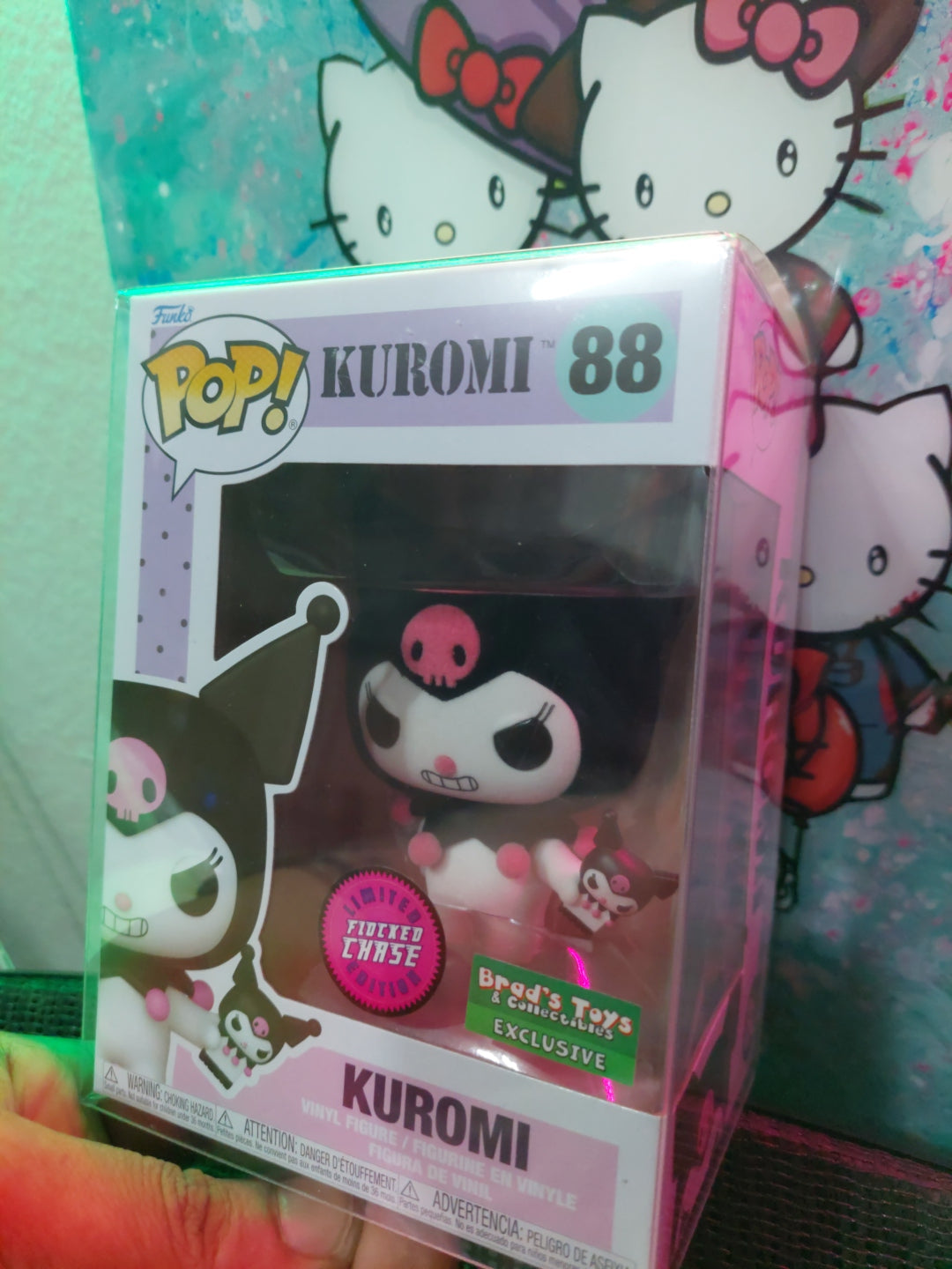 Funko Pop! Vinyl: Sanrio - Kuromi -Flocked;Chase BradsToys/C.Collectable PVCcase